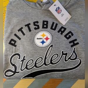 Pittsburgh Steelers Heather Gray Nike Hoodie Therma-Fit
